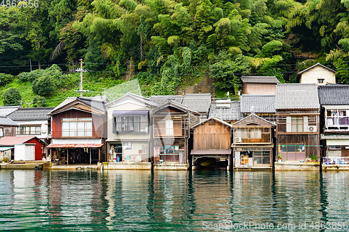 Image of Seaside town in Ine cho of Kyoto