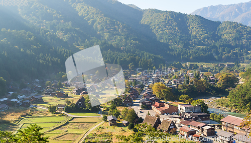 Image of Japanese Shirakawago village