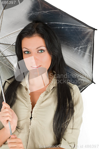 Image of Girl with umbrella