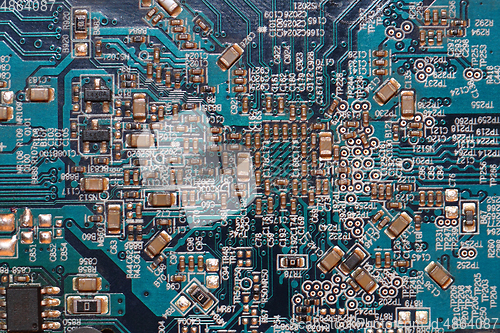 Image of computer chips texture