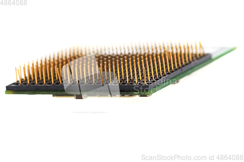 Image of computer chip isolated 