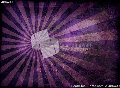 Image of grunge radiate purple