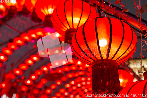 Image of Red chinese lantern