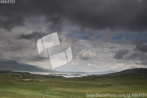 Image of Mountain nature landscape in Morway summer