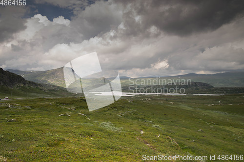 Image of Mountain nature landscape in Morway summer