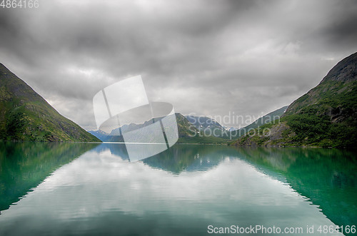 Image of Lake reflections landscape in europe