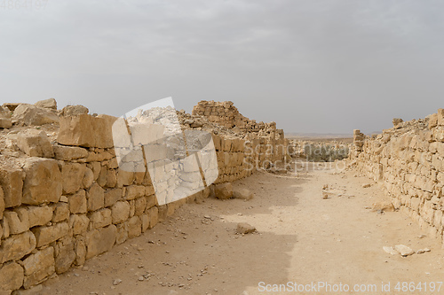 Image of Shivta archaeology ruins in israel