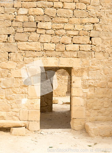 Image of Shivta archaeology ruins in israel