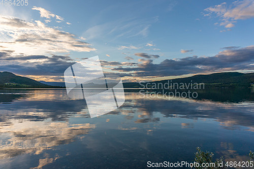 Image of Romantic lake landscape in europe