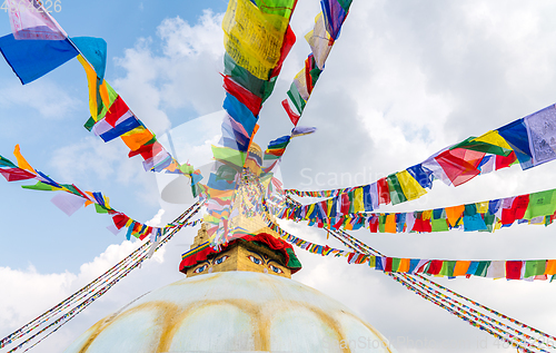 Image of Boudhanath Stupa in Kathmandu, Nepal