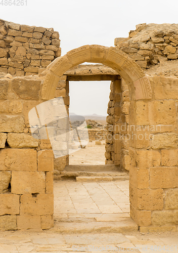 Image of Shivta archaeology ruins in israel