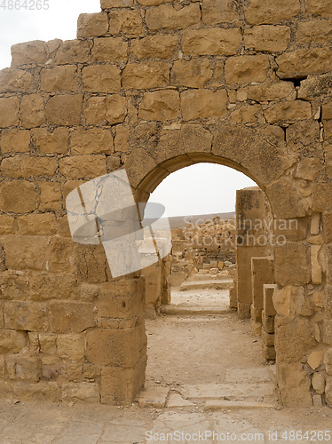 Image of Shivta archaeology ruins in israel