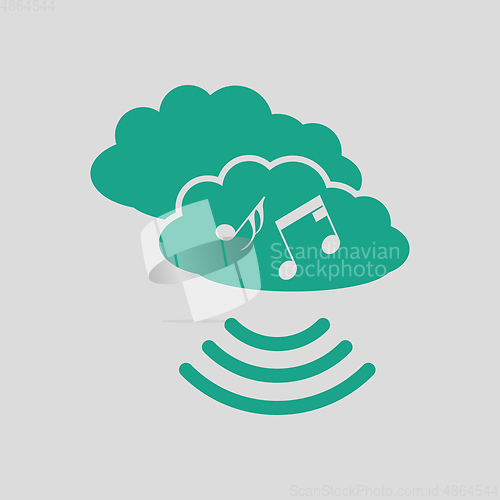 Image of Music cloud icon