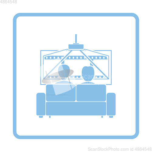 Image of Cinema sofa icon