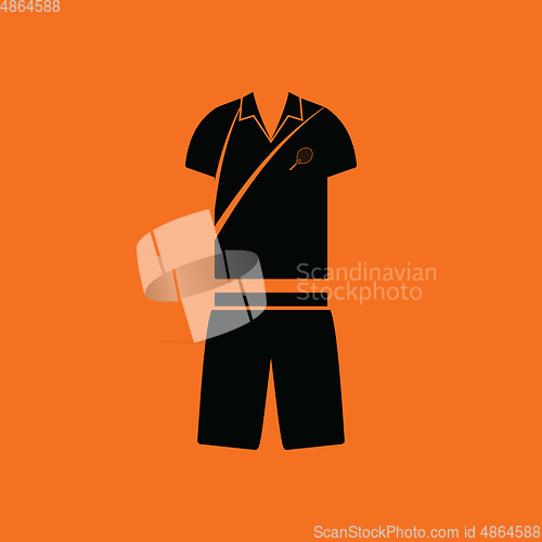 Image of Tennis man uniform icon
