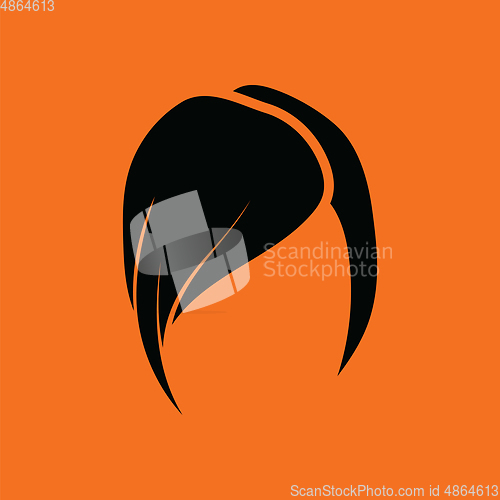 Image of Lady\'s hairstyle icon