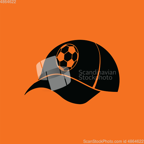 Image of Football fans cap icon