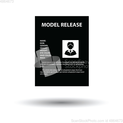 Image of Icon of model release document