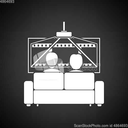 Image of Cinema sofa icon