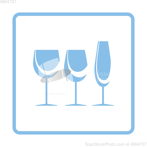 Image of Glasses set icon
