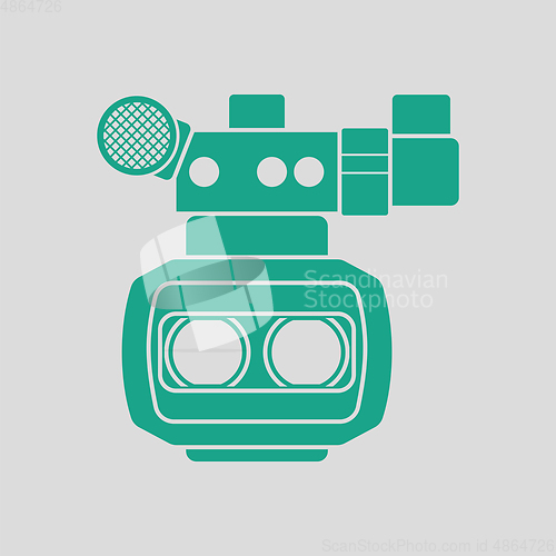 Image of 3d movie camera icon