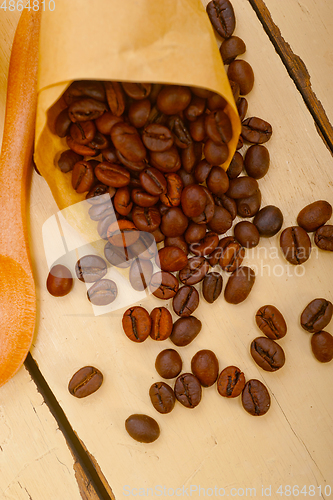 Image of espresso coffee and beans