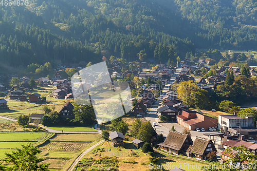 Image of Japanese Shirakawago village 