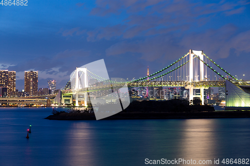 Image of Tokyo city at night