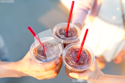 Image of Friends drink coffee together