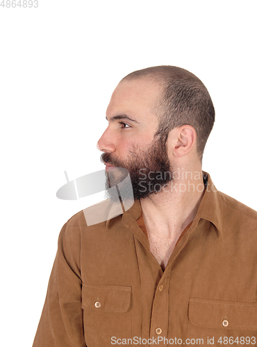 Image of Portrait of a man with a beard and mustache