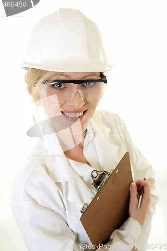 Image of Lady science engineer