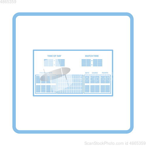 Image of Tennis scoreboard icon