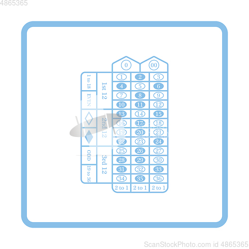 Image of Roulette table icon