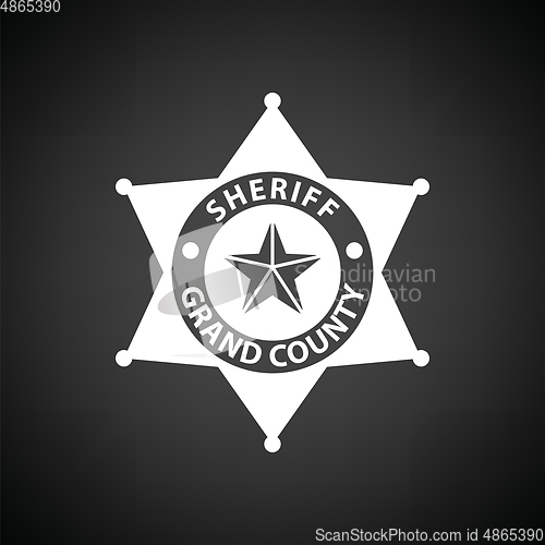 Image of Sheriff badge icon