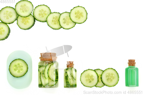 Image of Natural Beauty Treatment with Cucumber Products
