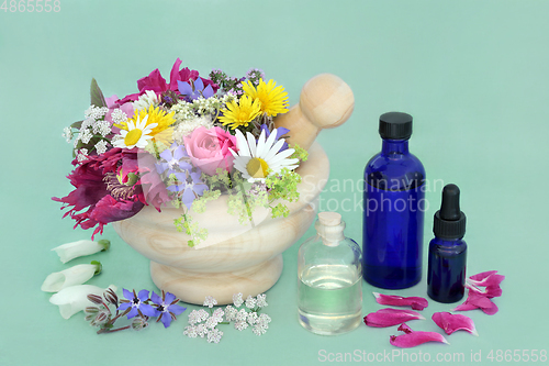 Image of Essential Oil Preparation for Aromatherapy Treatments