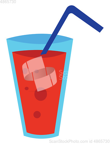 Image of Tasty juice vector or color illustration