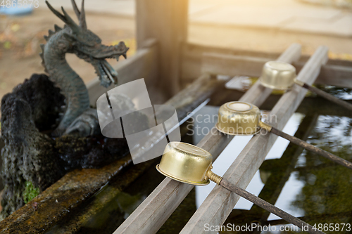 Image of Water bamboo fountain