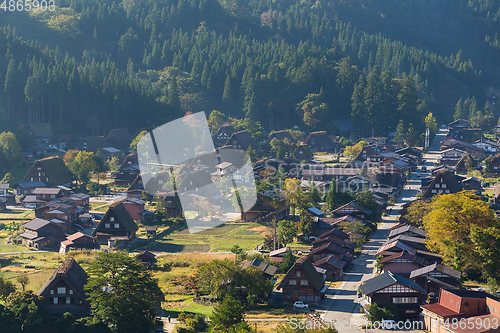 Image of Japanese Traditional Shirakawago old village