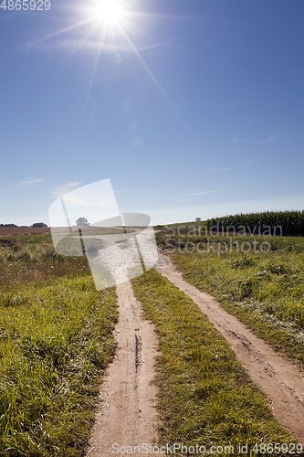 Image of two ruts from cars