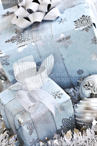 Image of Christmas gift boxes