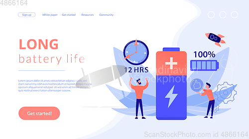 Image of Battery runtime concept landing page.