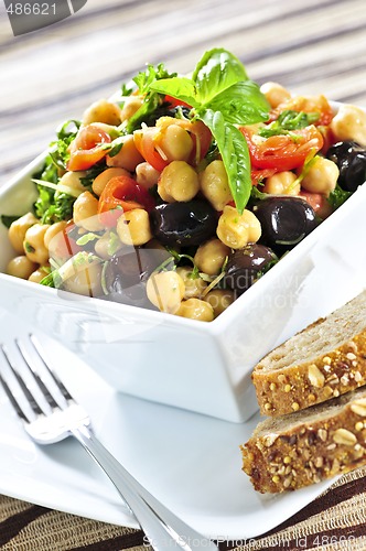 Image of Vegetarian chickpea salad