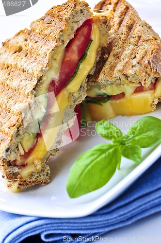 Image of Grilled cheese sandwich