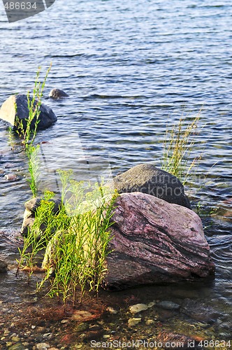 Image of Rocks in water