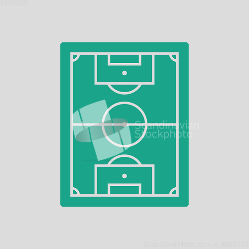Image of Icon of aerial view soccer field