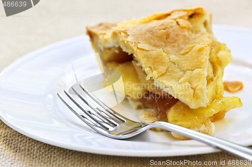 Image of Slice of apple pie