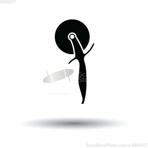 Image of Pizza roll knife icon