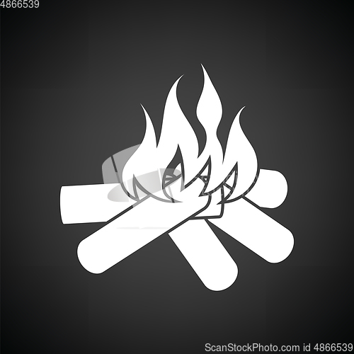 Image of Camping fire  icon