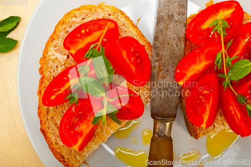 Image of Italian tomato bruschetta